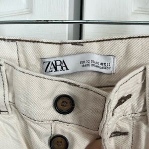 Zara Wide Leg High Rise Pants